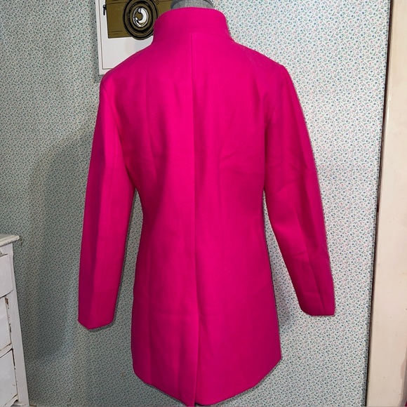 Allegra K Women's Winter Overcoat Mid Long Stand Collar Single Breasted Coat S - Picture 11 of 14